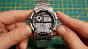 Обзор и настройка Casio AE-1400WHD - почти бюджетный G-Shock, разбираем до основания...