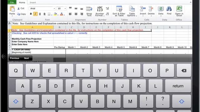 Filamente Tip - How to Edit Microsoft Excel Spreadsheet in your iPad using Office Web Apps смотреть онлайн