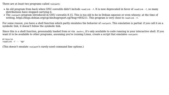 Unix & Linux: realpath command not found (4 Solutions!!) смотреть онлайн