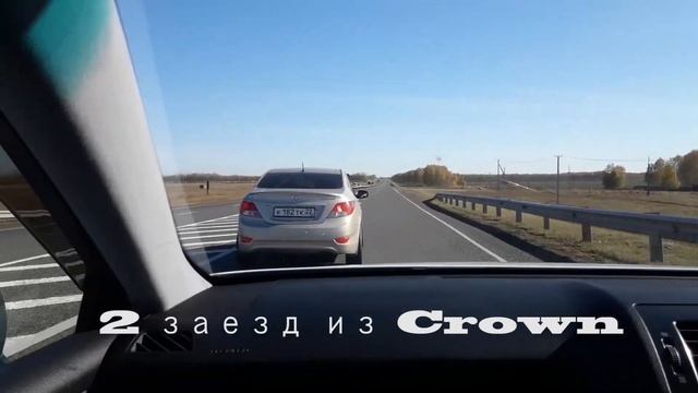 Solaris GARRET 3071R(0.8 кг/см2) VS Toyota Crown 3.5 315 л.с смотреть онлайн