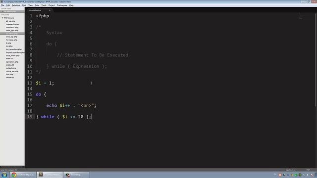 [ Learn PHP 5 In Arabic ] #23 - Do, While Loop смотреть онлайн