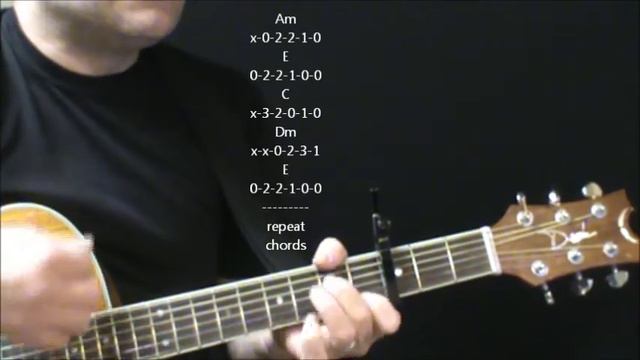 How to play "Baby One More Time" by Britney Spears on acoustic guitar смотреть онлайн