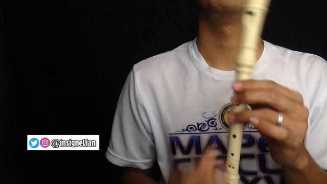 HAPPY BIRTHDAY TO YOU- Birthday Song (Very Easy Flute Recorder Letter Notes Tutorial) for beginners смотреть онлайн