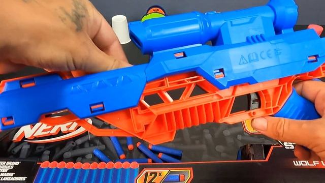 NERF ALPHA STRIKE WOLF LR-1 TOY GUN Review + Shoot Testing смотреть онлайн
