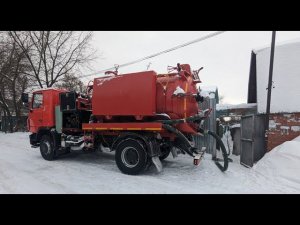 Аренда илососа - откачка ила, песка (шланг 60 метров)