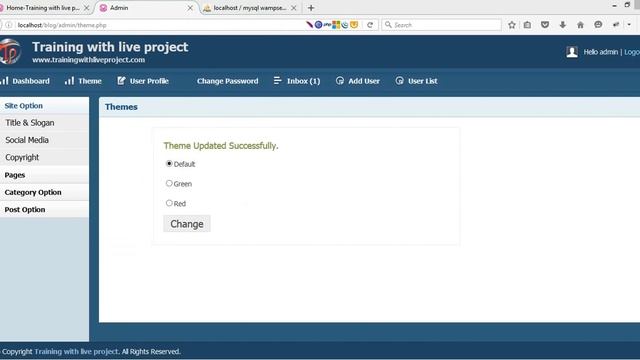 Blog With PHP OOP (Apply Multi-Style Themes) : Part-50 смотреть онлайн