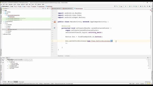 Android Studio: How to Create a Pop Up Menu for Android App смотреть онлайн