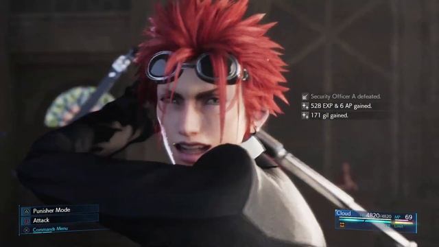 FFVII Remake Chapter 8 Reno in 0:56 Hard mode смотреть онлайн