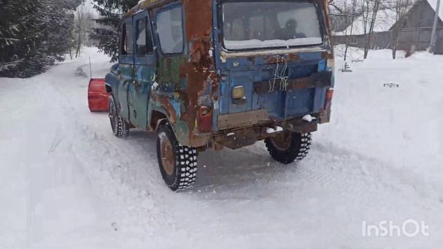 Отвал на автомобиль УАЗ