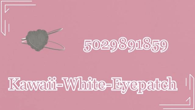 Codes for eye patches! (with links) || roblox || TeeHee смотреть онлайн