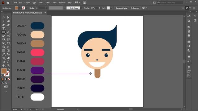 HOW TO DRAW A FLAT CHARACTER SKETCH IN ADOBE ILLUSTRATOR-TUTORIAL (STEP BY STEP) смотреть онлайн