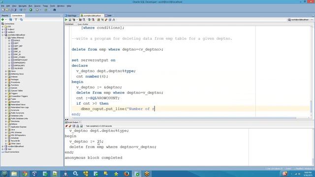 2015 05 30 20 34 Oracle Batch 101 Class 16 PL SQL 4 Using SQL in PL SQL 1 смотреть онлайн