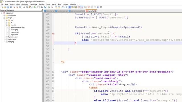 Login/SignUp System Using PHP | Instagram Followers Increasing Website | Part #16 смотреть онлайн