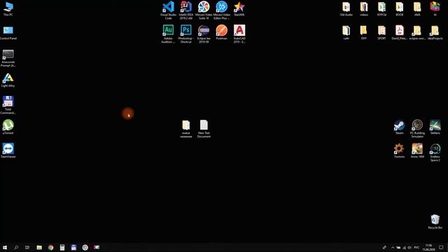Рабочий Стол, папки, контекстное меню ПКМ, перетаскивание ЛКМ. смотреть онлайн