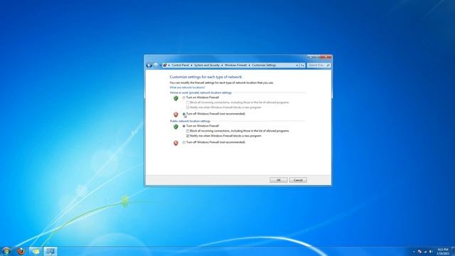 How to Turn Windows Firewall Off or Change Firewall Options in Windows 7 (Tutorial) смотреть онлайн