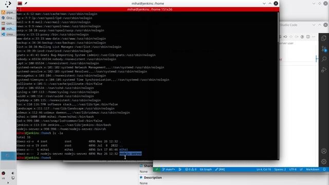 Create Jenkins pipeline, part 21 | Create nodejs-server user | tutorial смотреть онлайн
