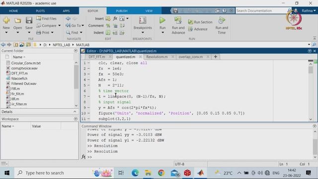 Lec 30 Lab: Overlap Add and Save Method using MATLAB смотреть онлайн