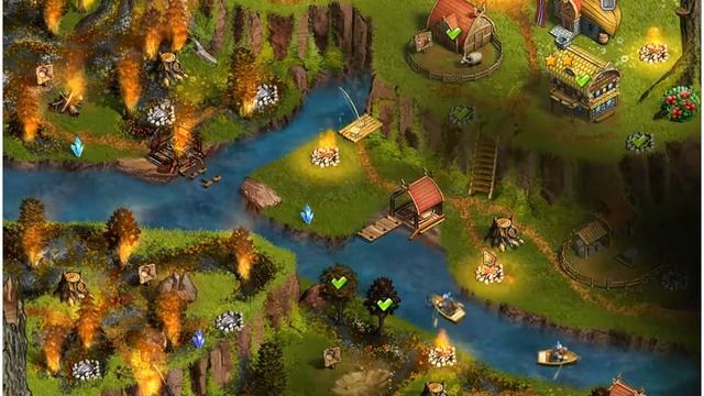 Viking Saga 2 New World Game Strategy Bonus Level 3 смотреть онлайн