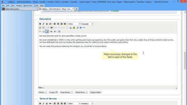 VirtueMart 2.x. How To Edit Terms Of Services, Legal Information And Shop Description смотреть онлайн