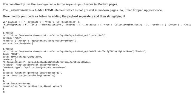 Sharepoint: Rest API Post Request Returns '403 Forbidden' (2 Solutions!!) смотреть онлайн