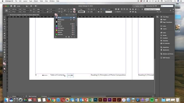 InDesign CC: Interactive PDF Page Navigation and Table of Contents смотреть онлайн