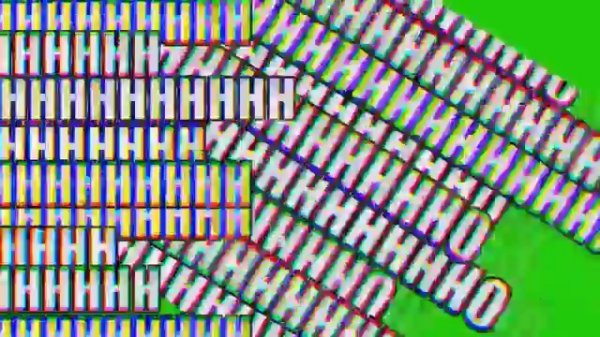 Ohhhhhhhhhhhh sur fond vert !