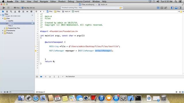 Free Objective C Programming Tutorial for Beginners 44 - Check File Exist or Not in Objective C смотреть онлайн