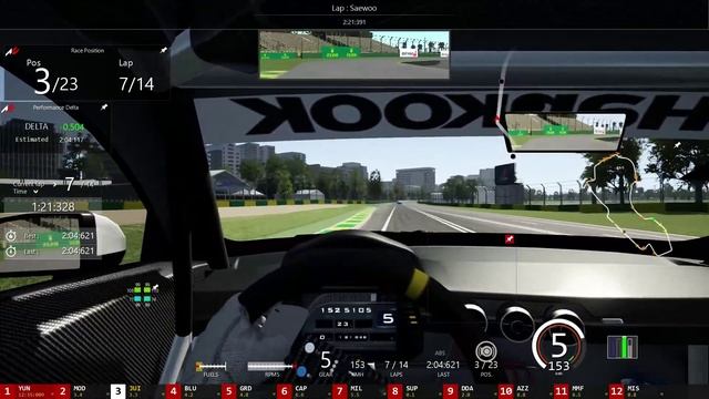 Assetto Corsa ACCC S6 Mrs.KIM League R01 (Audi TT Cup @ Austraila Albert Park) смотреть онлайн