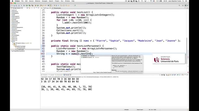 Cours Java (26) : trier des structures de données. смотреть онлайн