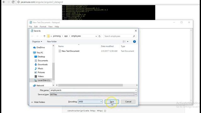 PrimeNG Tutorial-DataTable Implementation example смотреть онлайн