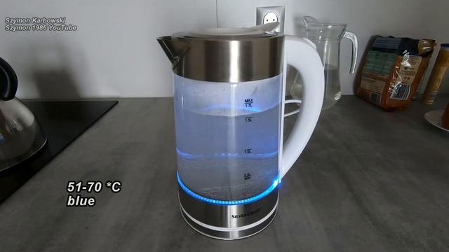Czajnik LED od SilverCrest / Wireless kettle 1440p смотреть онлайн