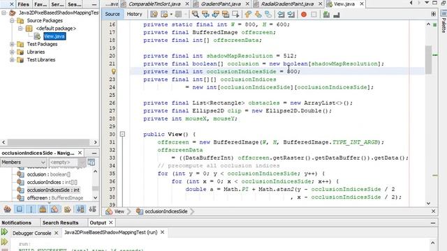 [Java 2D] from scratch - Pixel based 2D shadow mapping Test смотреть онлайн