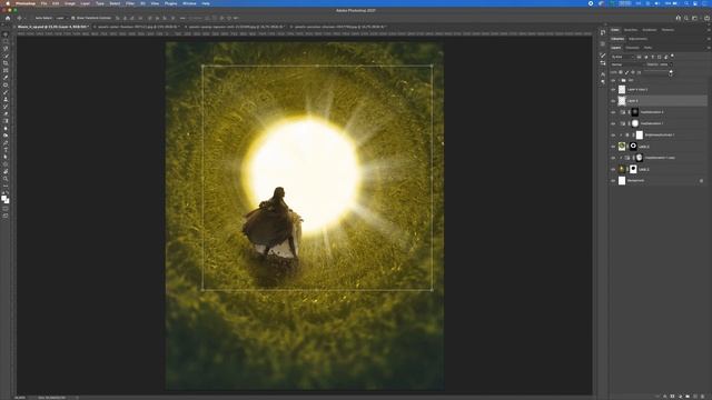 I created this fantasy grass pit - Photoshop Tutorial смотреть онлайн