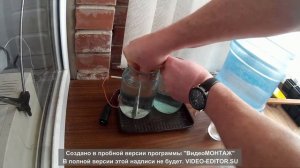 Ионизация воды в домашних условиях с использованием двух стеклянных банок своими руками.