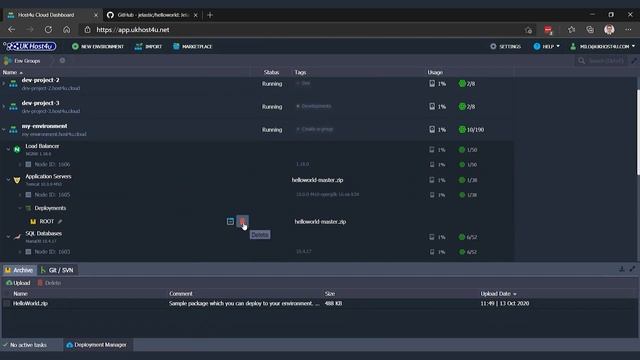 How to use the UKHost4u Cloud Hosting Deployment Manager Tool? смотреть онлайн