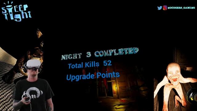 SLEEP TIGHT VR HORROR GAME | Getting Some Creepy FNAF Vibes | Nights 3 & 4! смотреть онлайн