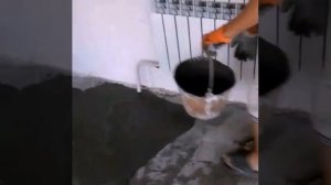 Пол.Наливной пол из цемента и песка