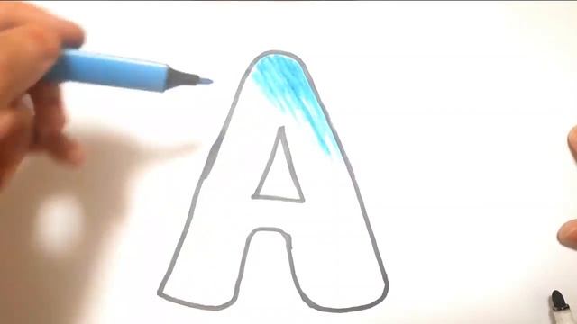 easy drawing a picture of one abd A| нарисуй картинку числа и A, dessiner un nombre| ارسم صورة للفط смотреть онлайн