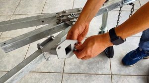 Запаска для прицепа! ПОКАЗЫВАЕМ как установить кронштейн запасного колеса.