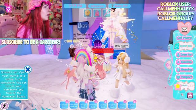 CAMPUS 3 DIAMOND FARMING! + GIVING OUT MY BADGE! GET READY FOR NEW SCHOOL! ROBLOX Royale High Strea смотреть онлайн