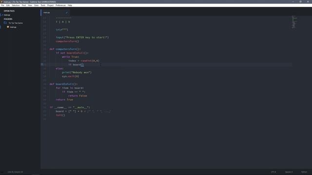 Python Beginner Project: Tic Tac Toe Game Part 1 смотреть онлайн
