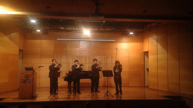 Adios Nonino - A. Piazzolla - Trombone Quartet смотреть онлайн