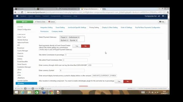 JTicketing: Joomla Ticketing Made Easy смотреть онлайн