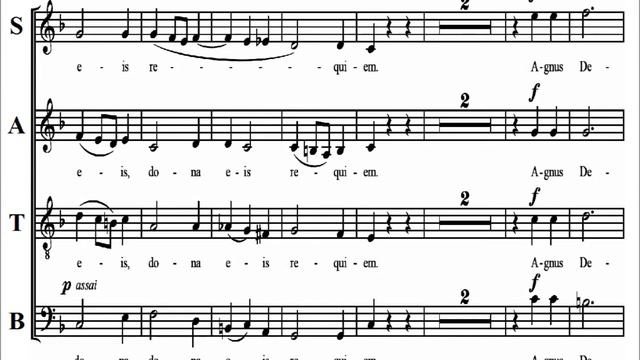 Mozart - KV626 - Requiem - 13 - Agnus Dei - Bass смотреть онлайн