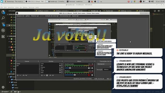 [PT-BR] Novo side project #nodejs #mongodb #iniciante смотреть онлайн