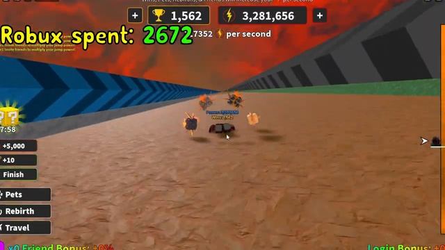 Finished +1 Jump Every Second In 30 Mins Roblox! *P2W* смотреть онлайн