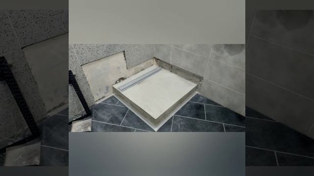 изготовление душевого поддона, установка кабины Ravak смотреть онлайн