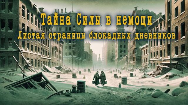 (ЧАСТЬ 1) Тайна Силы в немощи, Листая страницы блокадных дневников смотреть онлайн