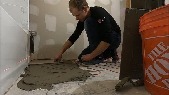 Монтаж электрического теплого пола. Как ложить плитку на теплый электрический пол. Плитка на пол смотреть онлайн
