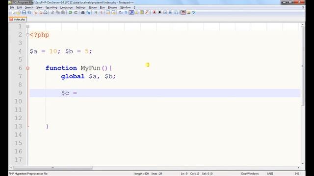 PHP tutorial in Tamil #6 Global Variable in PHP смотреть онлайн